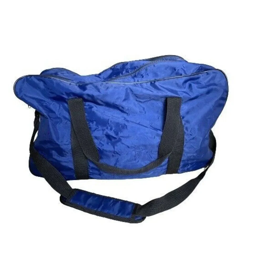 Vtg Nike Duffel Gym Bag Blue Black  RN 56323 Baseball Softball Shoulder …